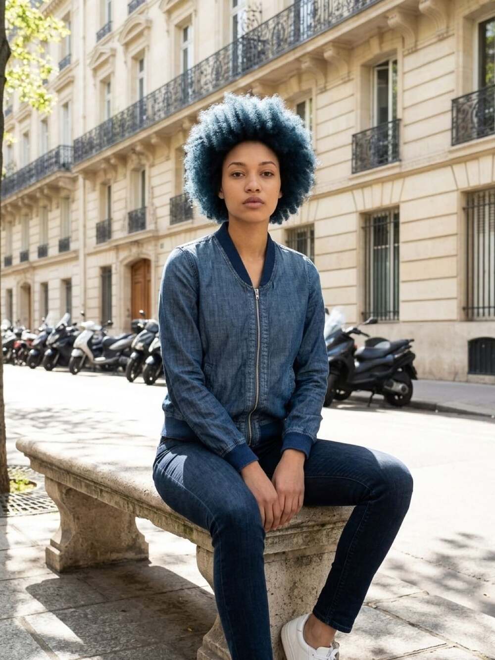 AG Jacket - Vertex Denim Bomber